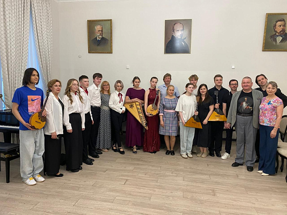 Учащиеся школы приняли участие в Городском концерте по направлению «Народные струнные инструменты»